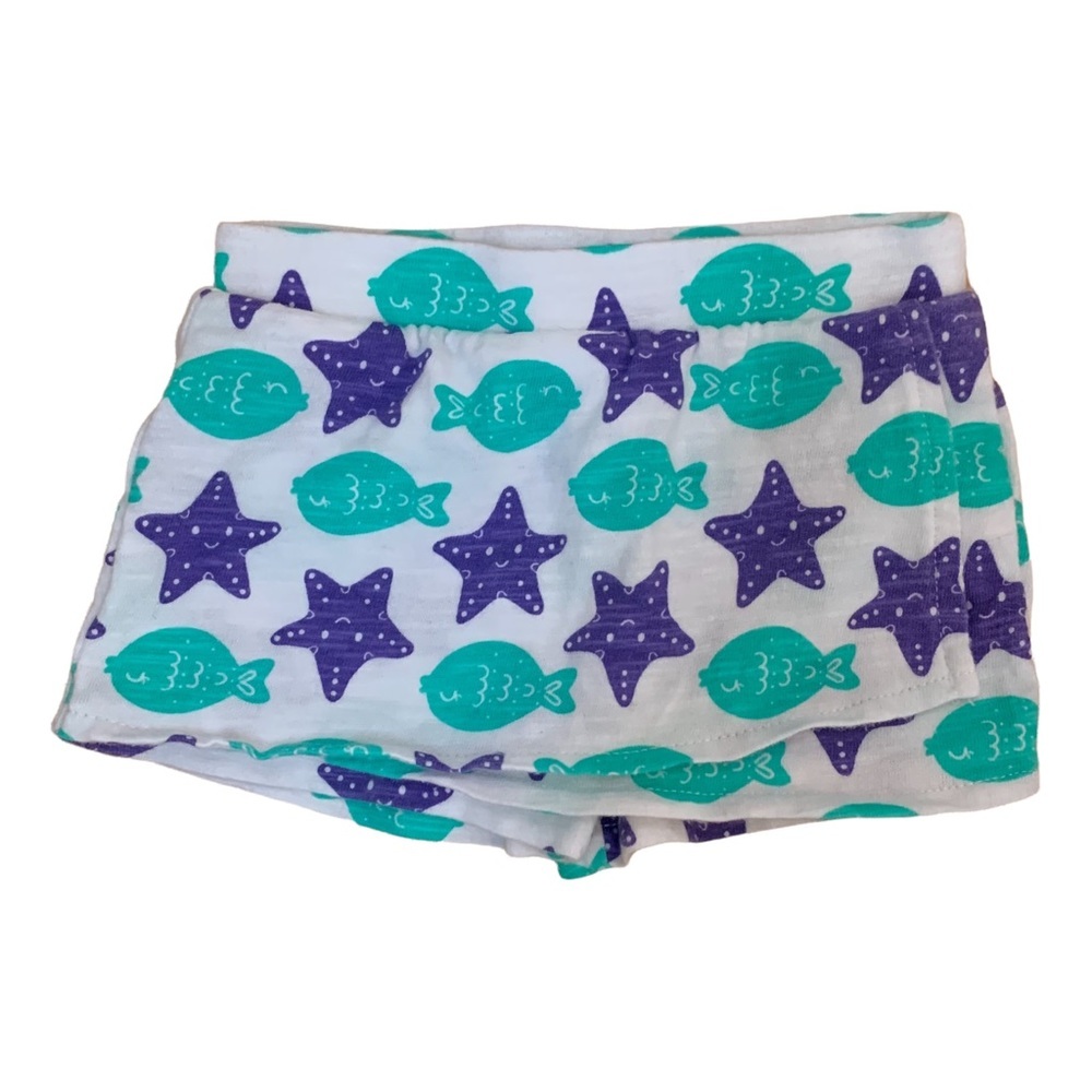Jumping Beans 100% Cotton Beachy Summer Skort Baby Size 9M